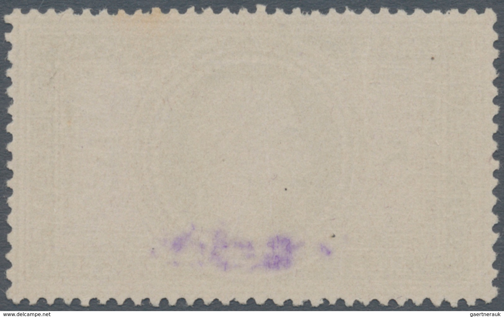 Frankreich: 1869 Napoleon III. 5fr. Grey-violet, UNUSED Without Gum, With Traces Of Light Creases An - Andere & Zonder Classificatie