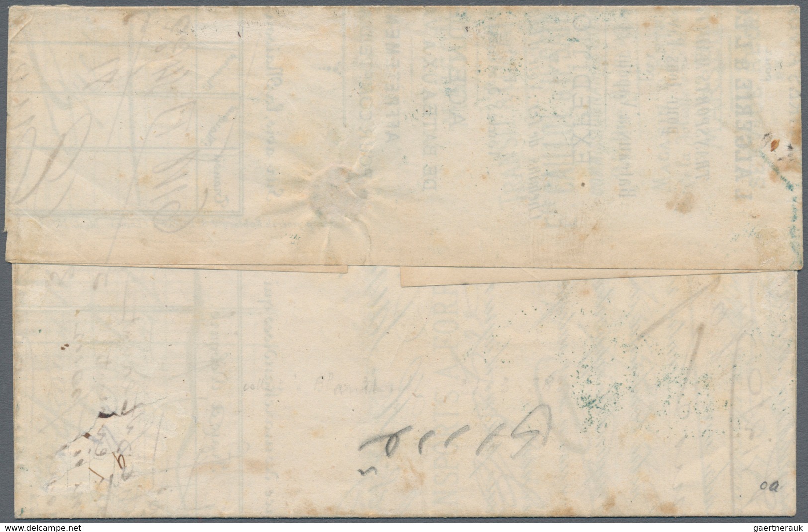 Frankreich: 1873, Ceres 80c. Rose On Lettersheet (some Ageing Marks - Irrelevant) From Marseille To - Altri & Non Classificati