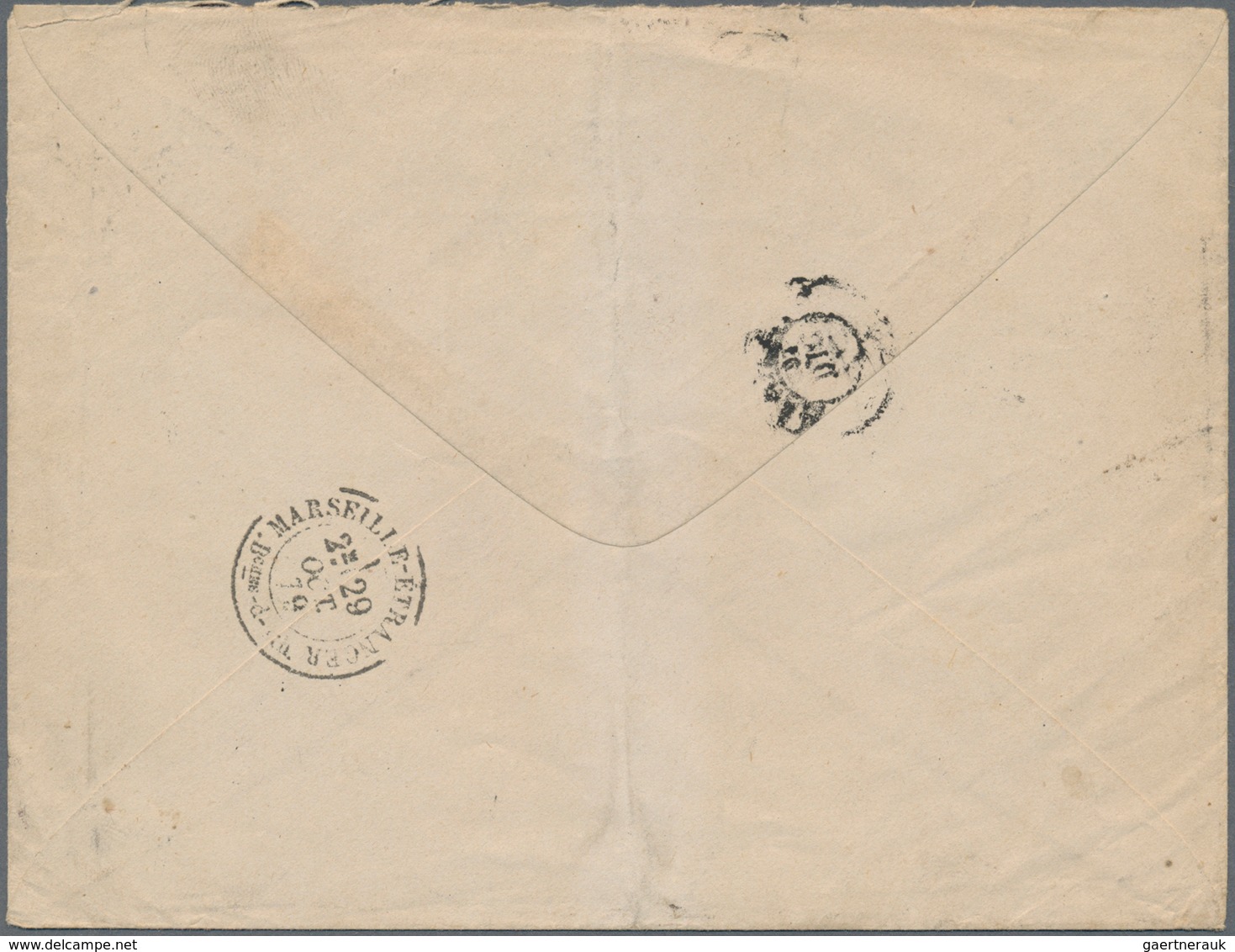 Frankreich: 1879. Envelope Addressed To The French Scientific Mission In Manila, Philippines Bearing - Altri & Non Classificati