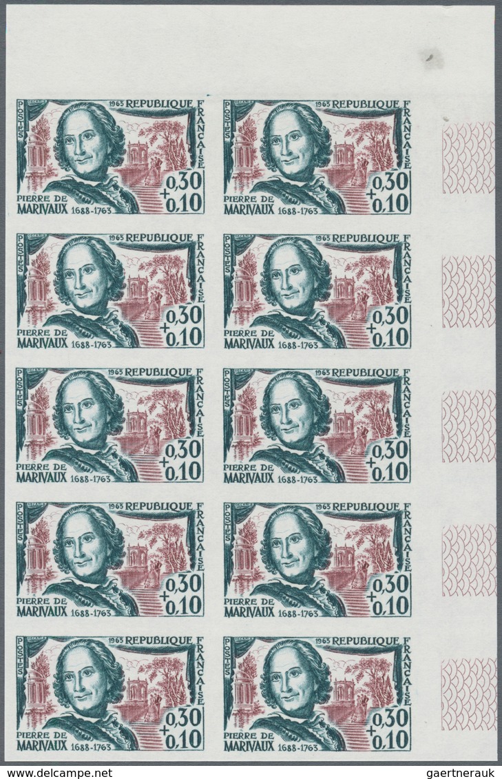 Frankreich: 1963, RED CROSS - Prominent Persons Complete Set Of Six 0.20+0.10fr. Jacques Amyot + Eti - Altri & Non Classificati