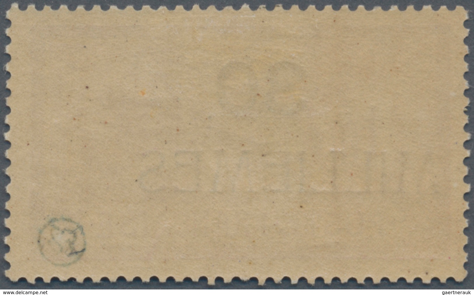 Französische Post In Ägypten - Port Said: 1921, Local Overprint, 30m. On 1fr. Red/olive, Fresh Colou - Other & Unclassified