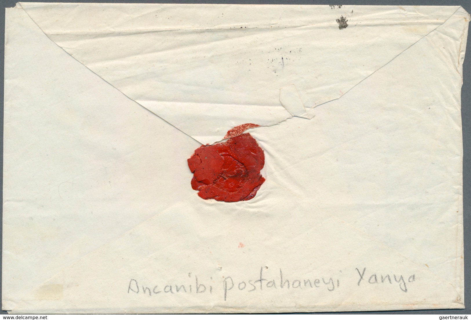 Griechenland - Stempel: 1845, Prefilatelic Mail, Folded Envelope From Joanina, Rate 6 Pia. 30 Pa., T - Marcofilie - EMA (Printer)