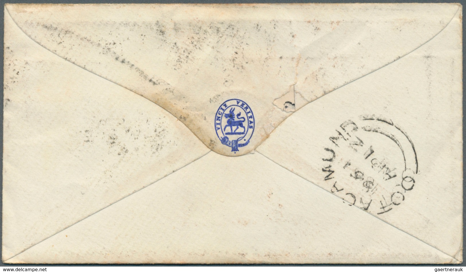 Großbritannien: 1857-1862 Three Covers (some Faults) To India All Franked By 1856 6d. Lilac, One Add - Other & Unclassified