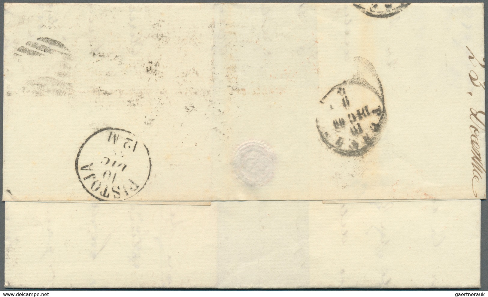 Großbritannien: 1869 (7.12.), QV 6d. Dull Violet (without Hyphen) Plate 8 Lettered 'GA' Single Use O - Altri & Non Classificati