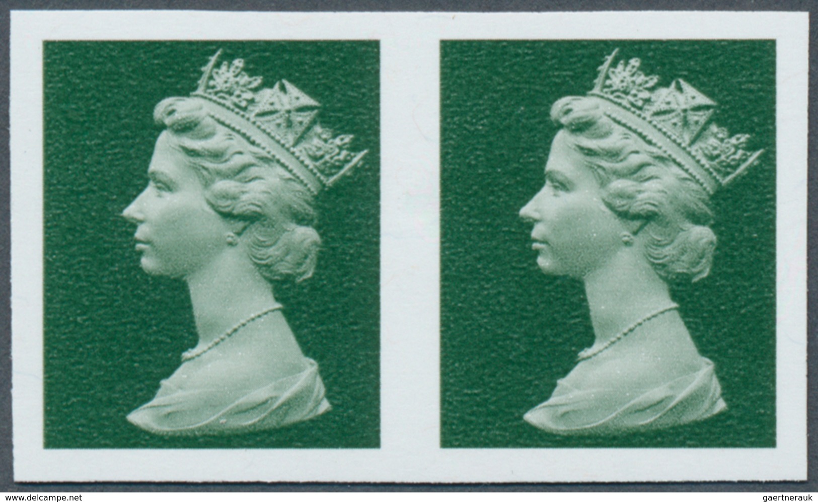 Großbritannien - Machin: 1997, Imperforate Proof In Issued Design Without Value On Gummed Paper, Hor - Machins