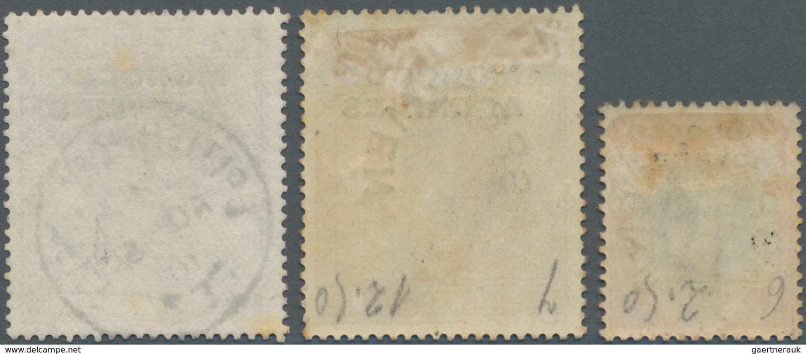 Britische Post In Marokko: 1907, KEVII Definitives 1s. Dull Green/carmine And 2s.6d. Pale Dull Purpl - Other & Unclassified