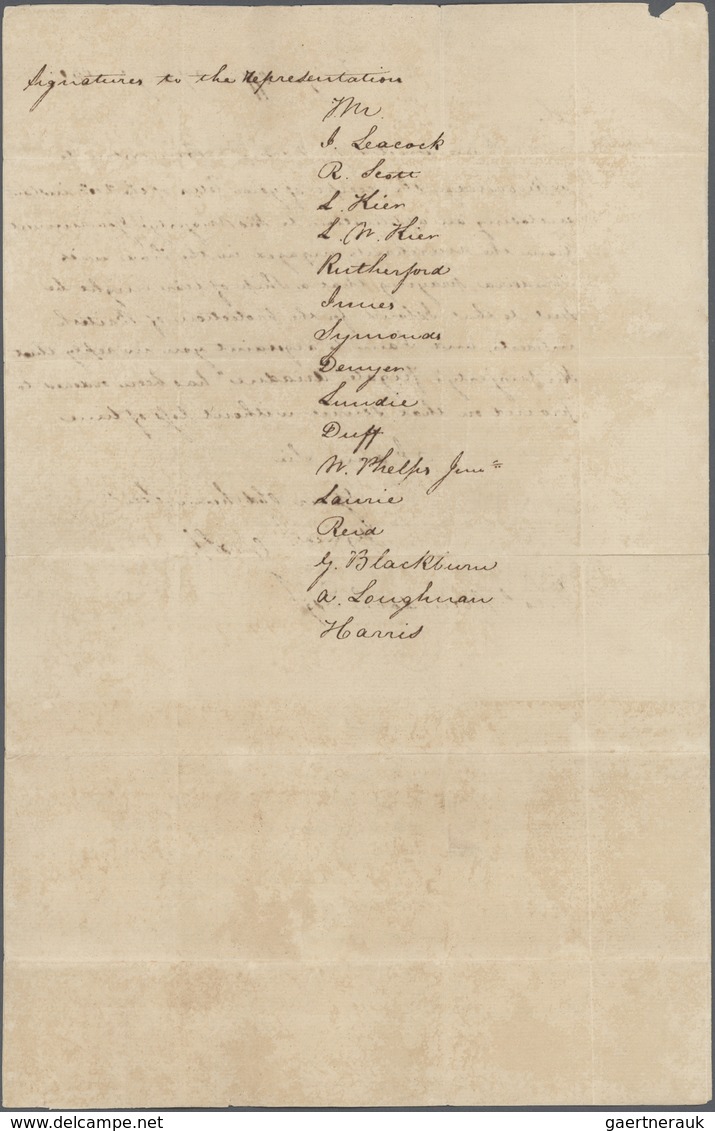 Großbritannien - Besonderheiten: 1831, Handwritten Letter From The "Foreign Office" Sigend By Lord V - Andere & Zonder Classificatie