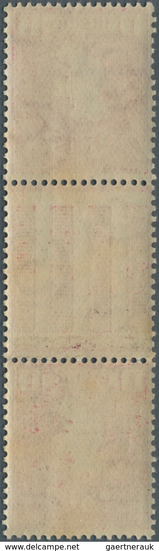 Irland: 1923, Definitives "National Symbols", INVERTED Watermark "SE", 1d. Carmine In Gutter Pair (f - Covers & Documents