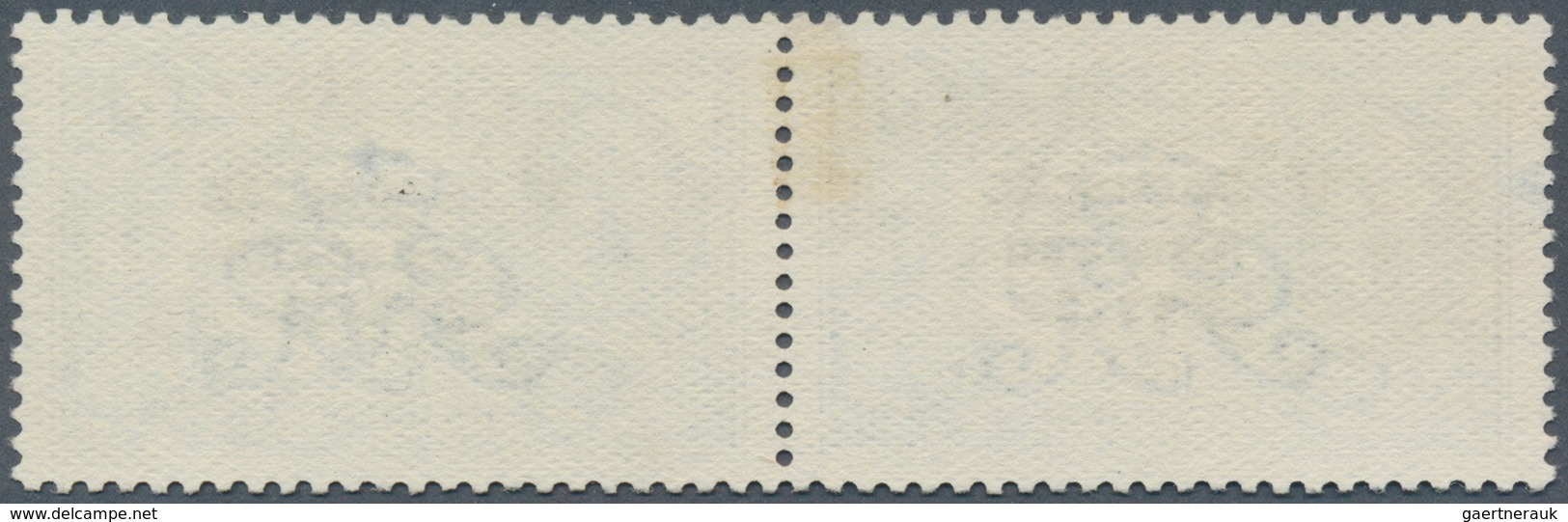 Irland: 1927, Soarstat Overprints, 10s. Dull Grey-blue, Horiz. Pair From The "Composite" Setting, Le - Brieven En Documenten