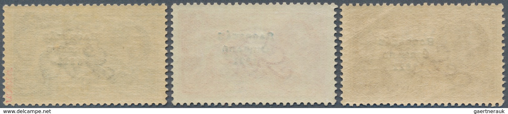 Irland: 1935, Soarstat Overprints, Re-engraved Issue, Complete Set Of Three Values, Fresh Colours An - Covers & Documents