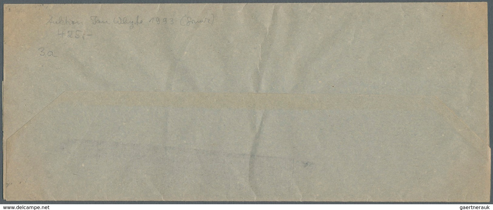 Irland - Ganzsachen: The Legal Diary: 1957, 2 D. Green Newspaper Wrapper On Greyish Green Paper With - Postwaardestukken