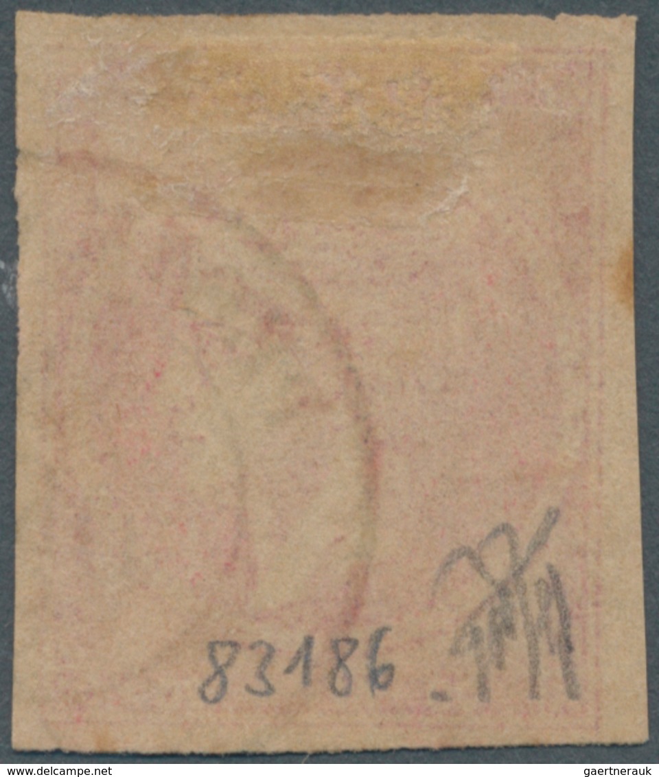 Kreta: 1881 GREEK POST OFFICE IN CRETE: "RETHYMNON 24.10.188?" Cds On 20 Lepta Large Hermes Head. Ve - Kreta