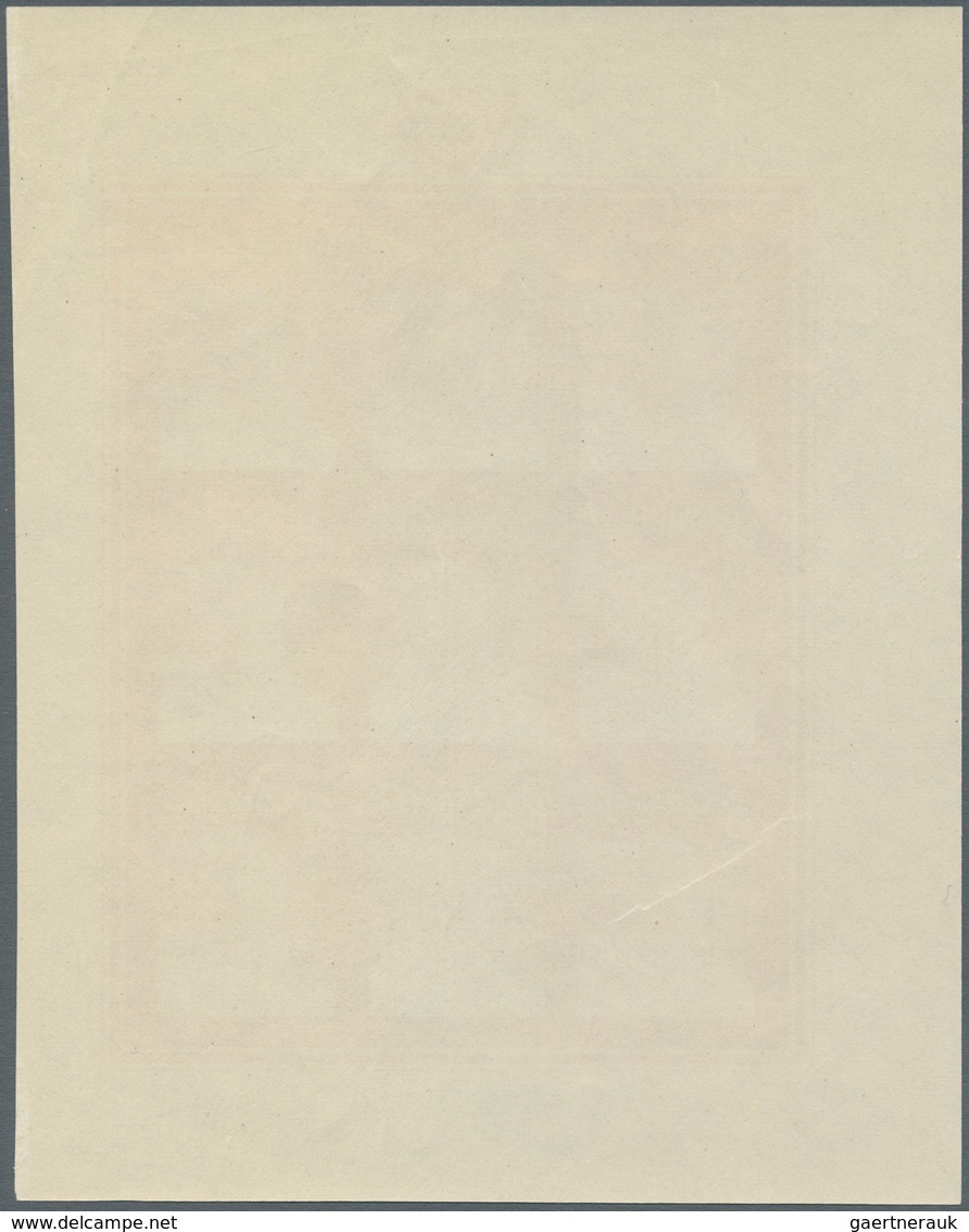 Kroatien: 1944, Officials of the post office and the railway 16 k. - 32 k., each five imperforated s