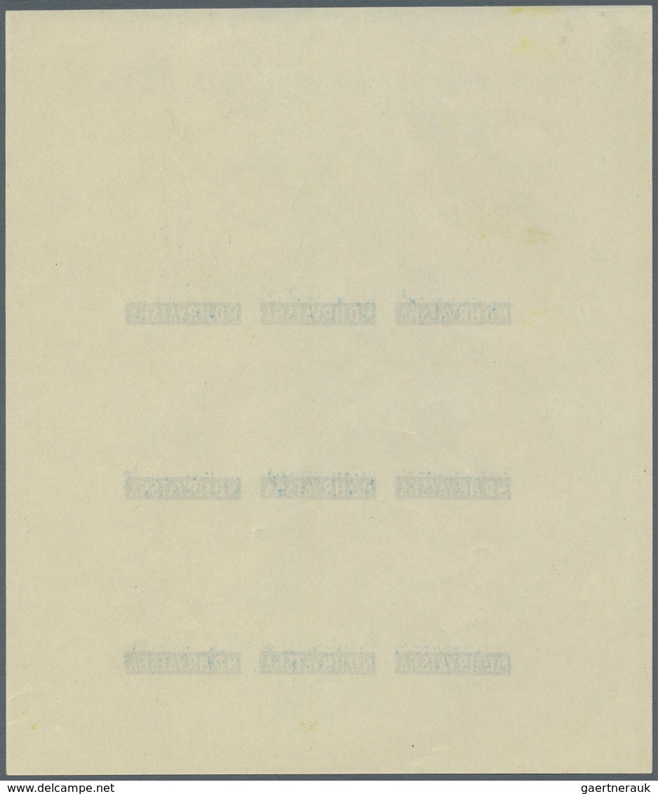 Kroatien: 1944, Officials of the post office and the railway 16 k. - 32 k., each five imperforated s