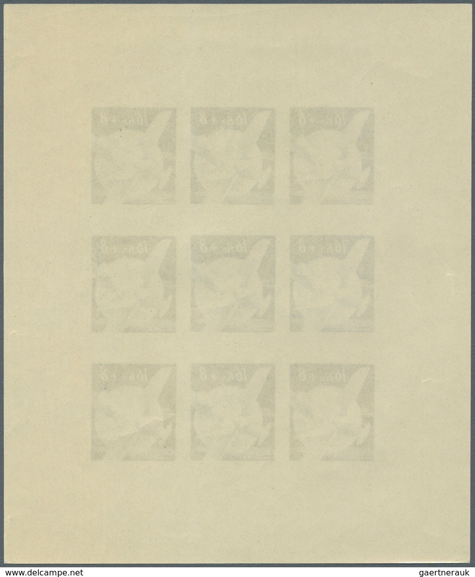 Kroatien: 1944, Officials of the post office and the railway 16 k. - 32 k., each five imperforated s