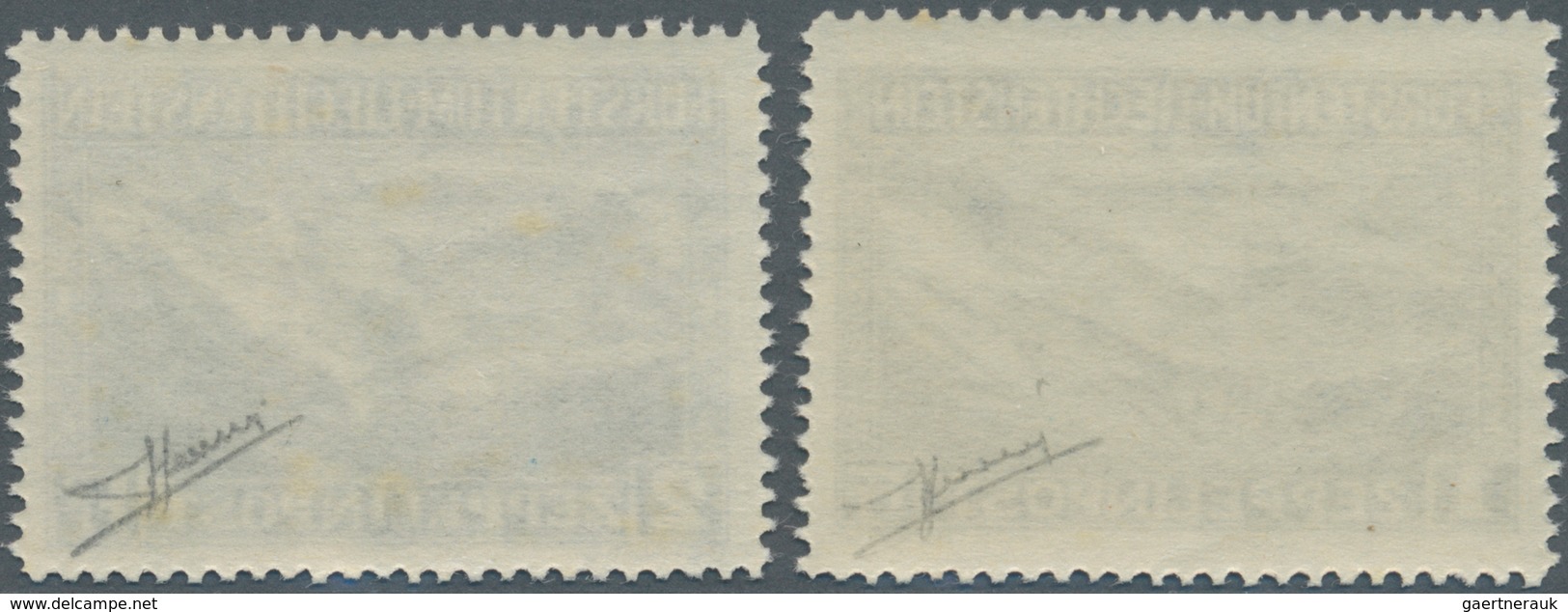 Liechtenstein: 1931, Liechtensteinfahrt Des Luftschiffs LZ 127 ‚Graf Zeppelin‘ Kompletter Satz Postf - Storia Postale