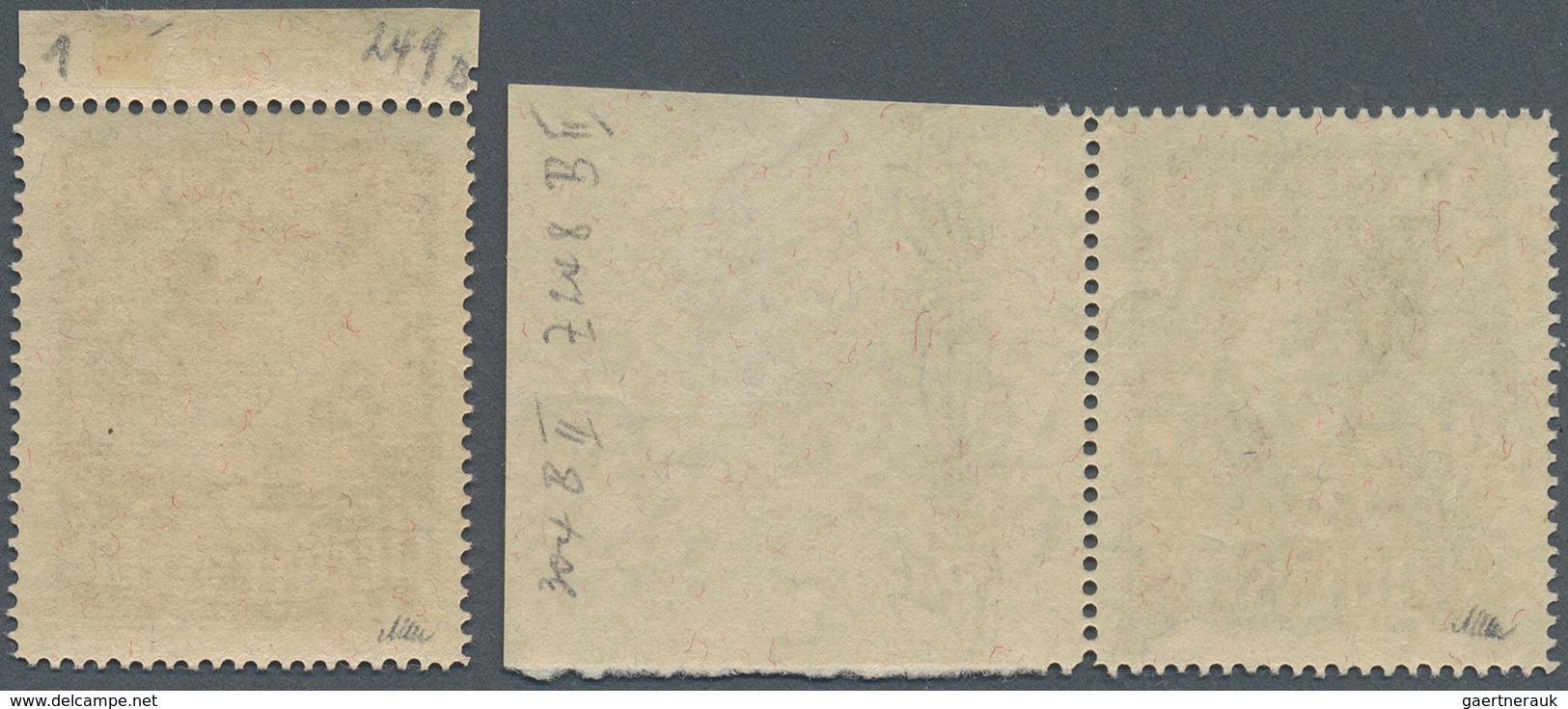 Liechtenstein: 1951, Fürstenpaar 2 Fr. Und 3 Fr. Gezähnt L 14 3/4 In Einwandfreier Postfrischer Erha - Storia Postale