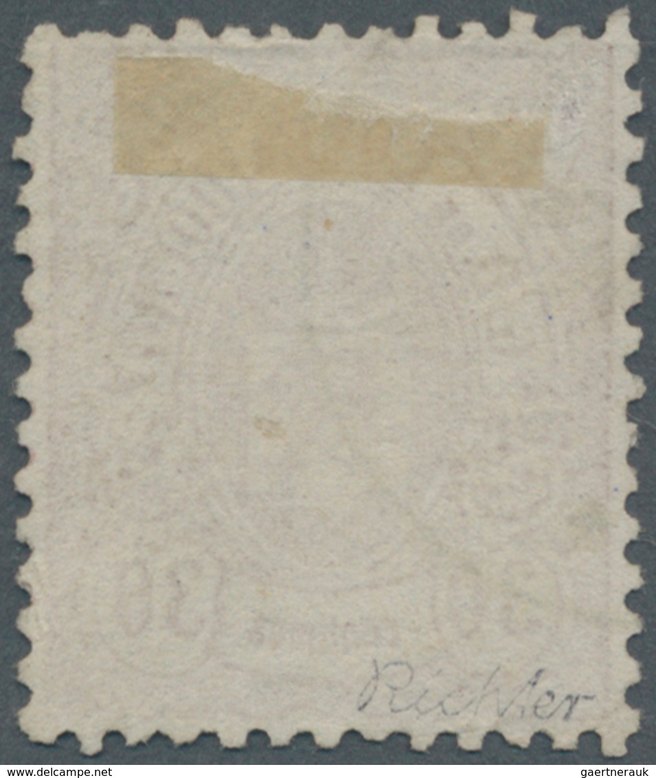 Luxemburg: 1875, Freimarken Wappen Im Oval, 30 C. Lilarot, Gut Gezähnt, In Sauberer, Gestempelter Er - Brieven En Documenten