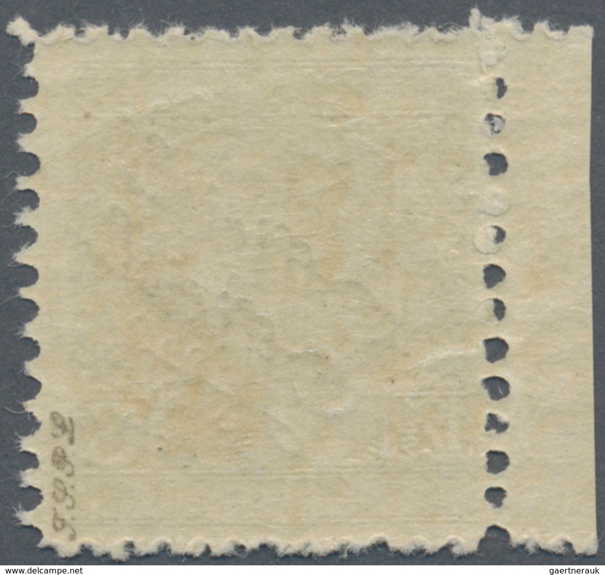 Luxemburg - Dienstmarken: 1915, 10 1/2 Cent. Dunkelgrün Postfrisch Mit Doppeltem Aufdruck, Geprüft - Servizio