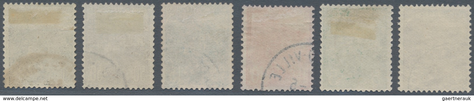 Monaco: 1919, War Orphans Part Set Of Six 2+3c. To 1+1fr. Fine Used, Mi. € 600,-- (Maury 27/32, € 87 - Unused Stamps