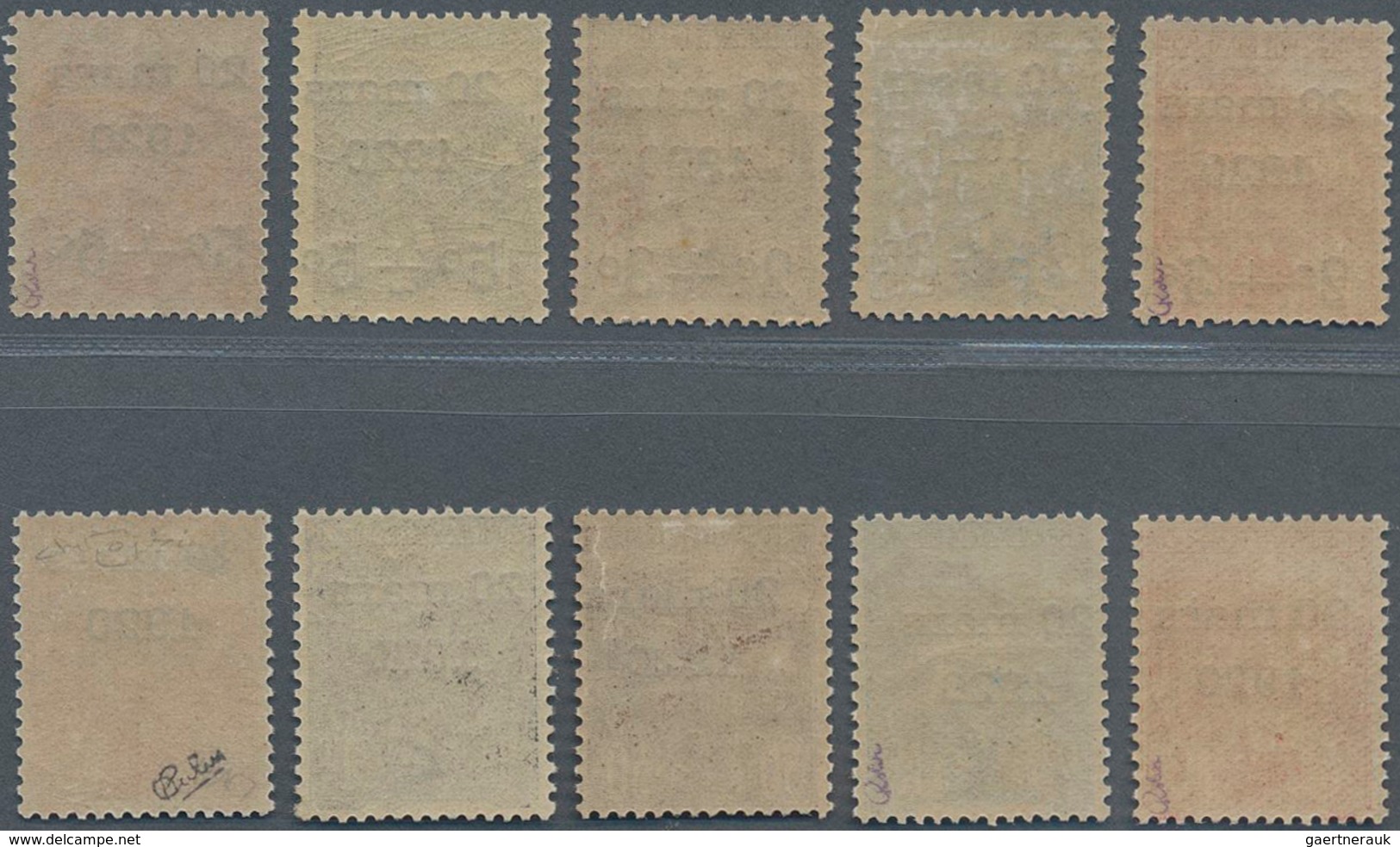 Monaco: 1920, Royal Wedding, Complete Set Of Ten Values, Fresh Colours And Well Perforated, Mint Ori - Unused Stamps