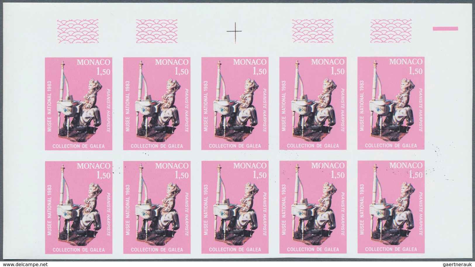 Monaco: 1983, Automaten Des 19. Jahrhunderts Aus Dem Nationalmuseum Kompletter Satz Von Acht Werten - Ongebruikt