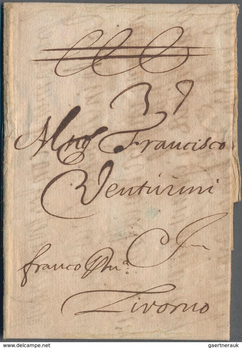 Niederlande - Vorphilatelie: 1681, Complete Folded Letter Cover From AMSTERDAM, Dated 6th June 1681, - ...-1852 Prephilately