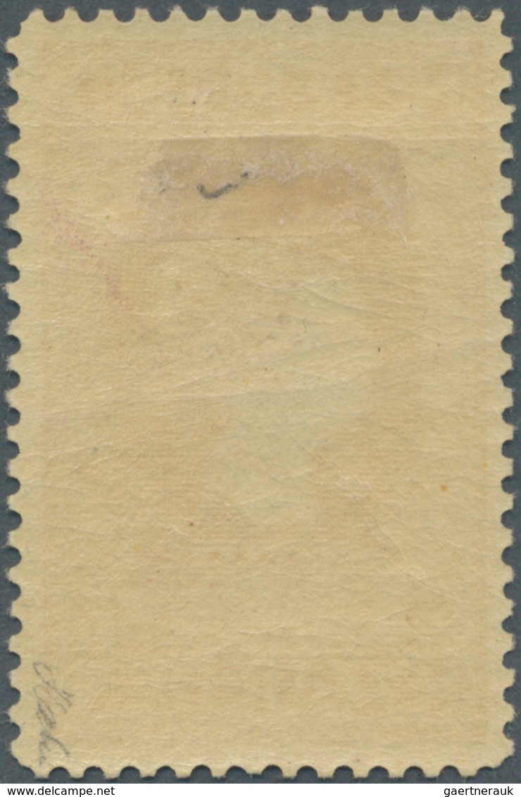 Niederlande: 1913, 10 G. Redorange On Yellow, Mint With Hinge, In Perfekt Conditions, Signed. Mi. 95 - Storia Postale