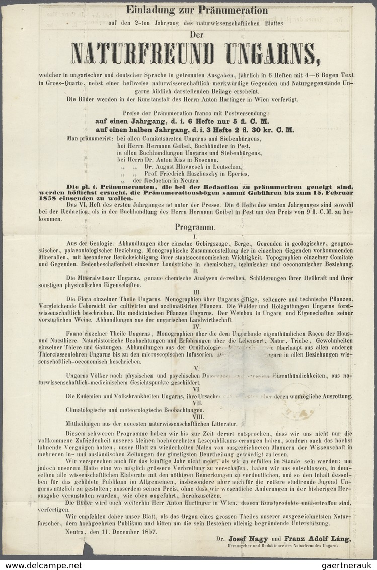 Österreich: 1850/54: 2 Kreuzer Tiefschwarz, Maschinenpapier Type III B, Diagonal Von Links Oben Nach - Andere & Zonder Classificatie