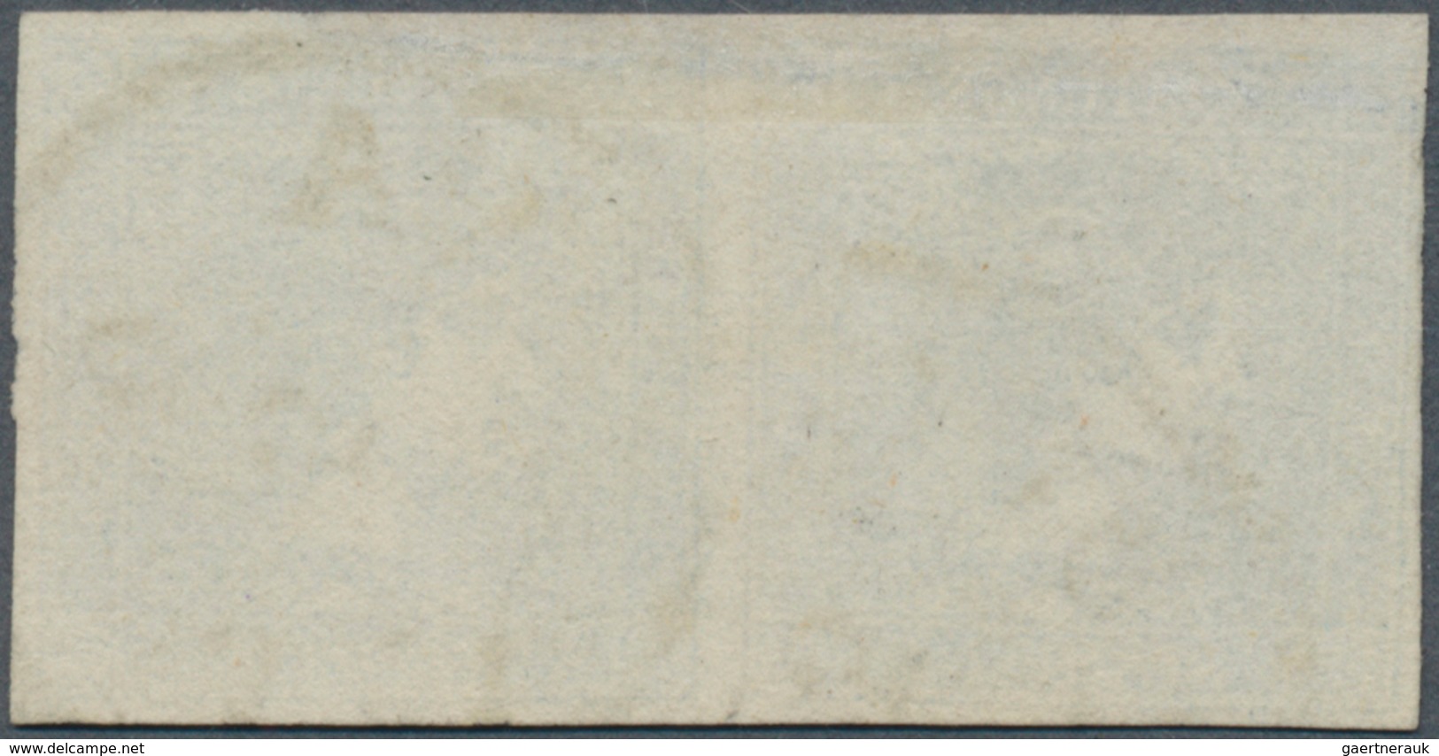 Österreich: 1851, (0,6 Kr) Blauer Merkur, Type II, Waagerechtes Paar, Allseits Gerandet, Tadellose E - Andere & Zonder Classificatie