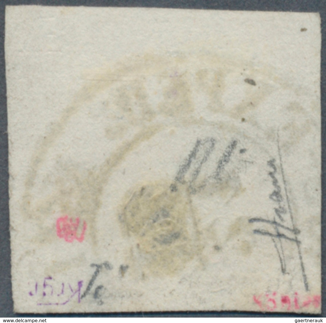 Österreich: 1851, 30 Kr. Rosa In Type I B, Sogenannter "ROSA MERKUR" Mit Zentrischem K2 "ZEITUNGS-EX - Andere & Zonder Classificatie
