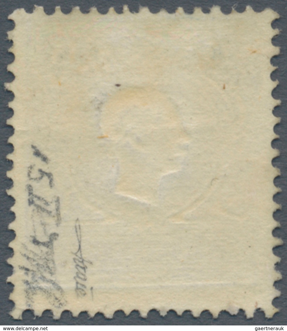 Österreich: 1858, 15 Kr Hellblau, Type II, Farb- Und Prägefrisch Mit Originalgummi, Pracht. Fotoatte - Altri & Non Classificati