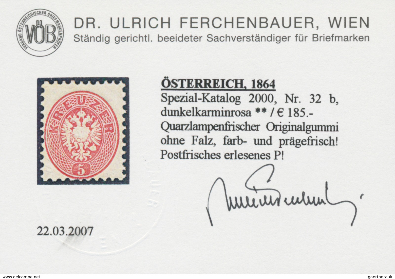 Österreich: 1863, Freimarken Doppeladler 5 Kr (blass)rosa Und 5 Kr. Dunkelkarminrosa, Weite Zähnung, - Altri & Non Classificati