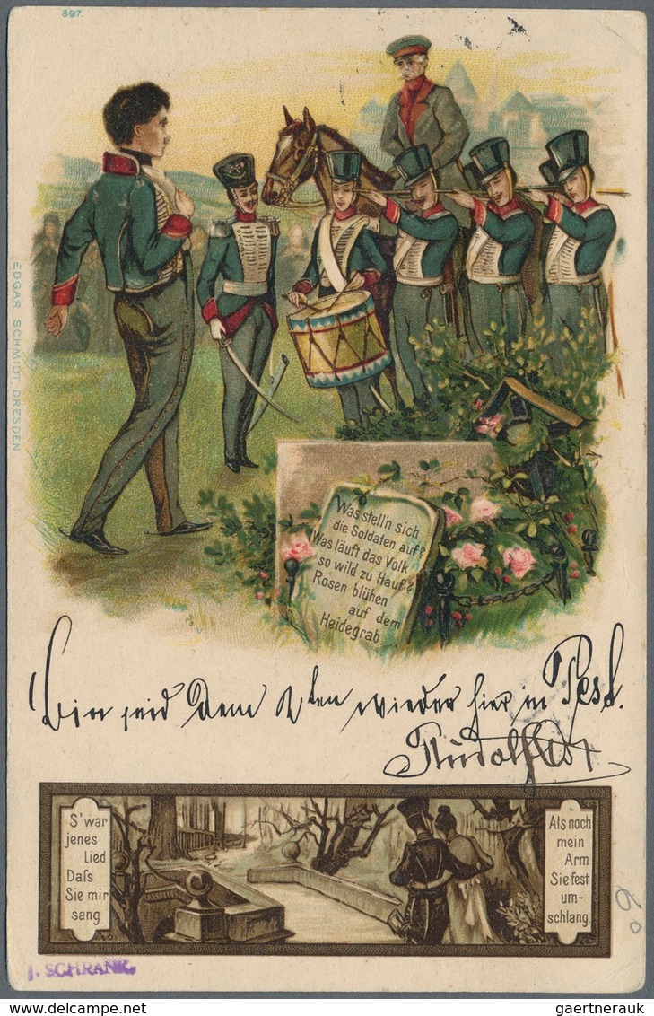 Österreich: 1904, 1 Filler Im Paar (Mgl.) Auf Unterfrankierter Ansichtskarte Aus Ungarn, Daher Mit N - Andere & Zonder Classificatie