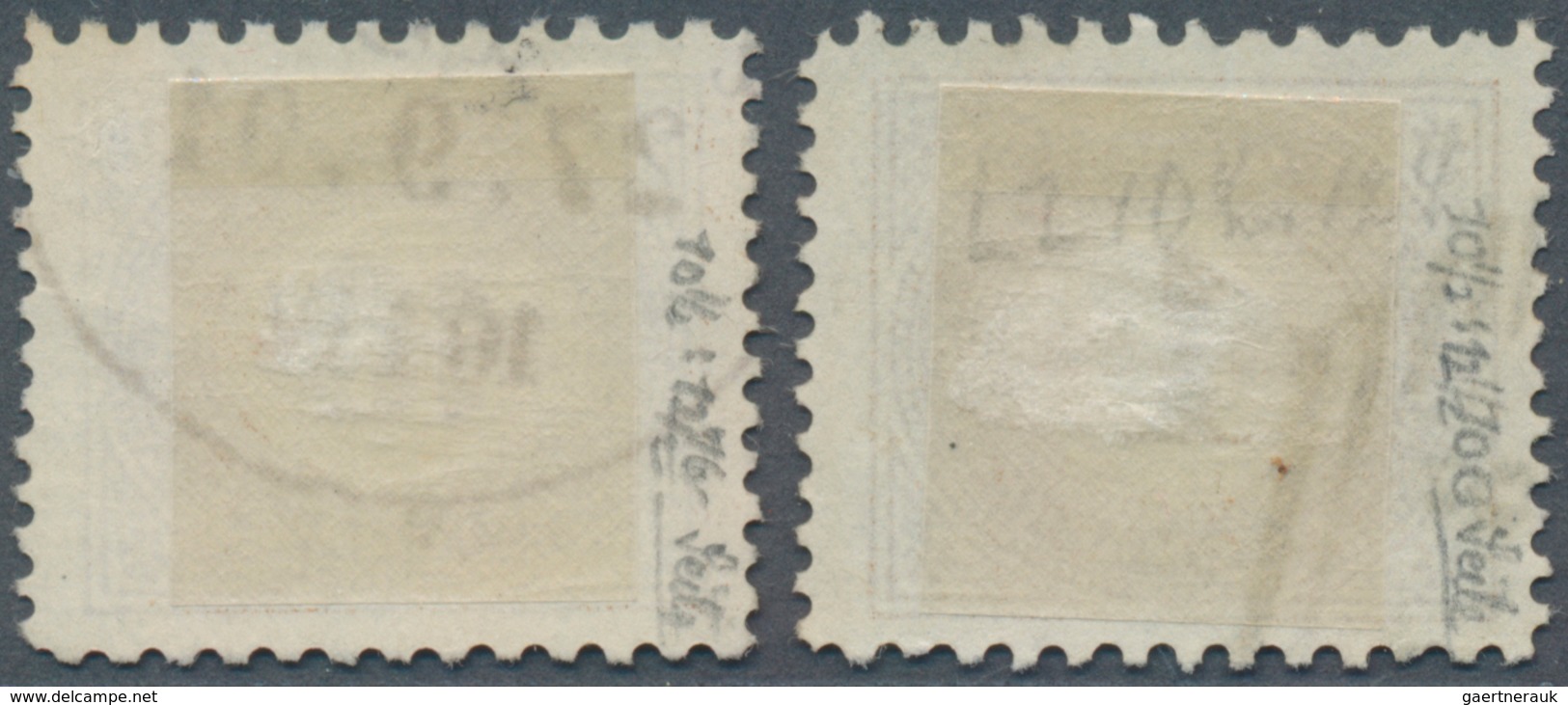 Österreich - Portomarken: 1900, 1 Heller Und 10 Heller Gestempelte Einzelwerte, Nr. 28 In Der Type E - Postage Due