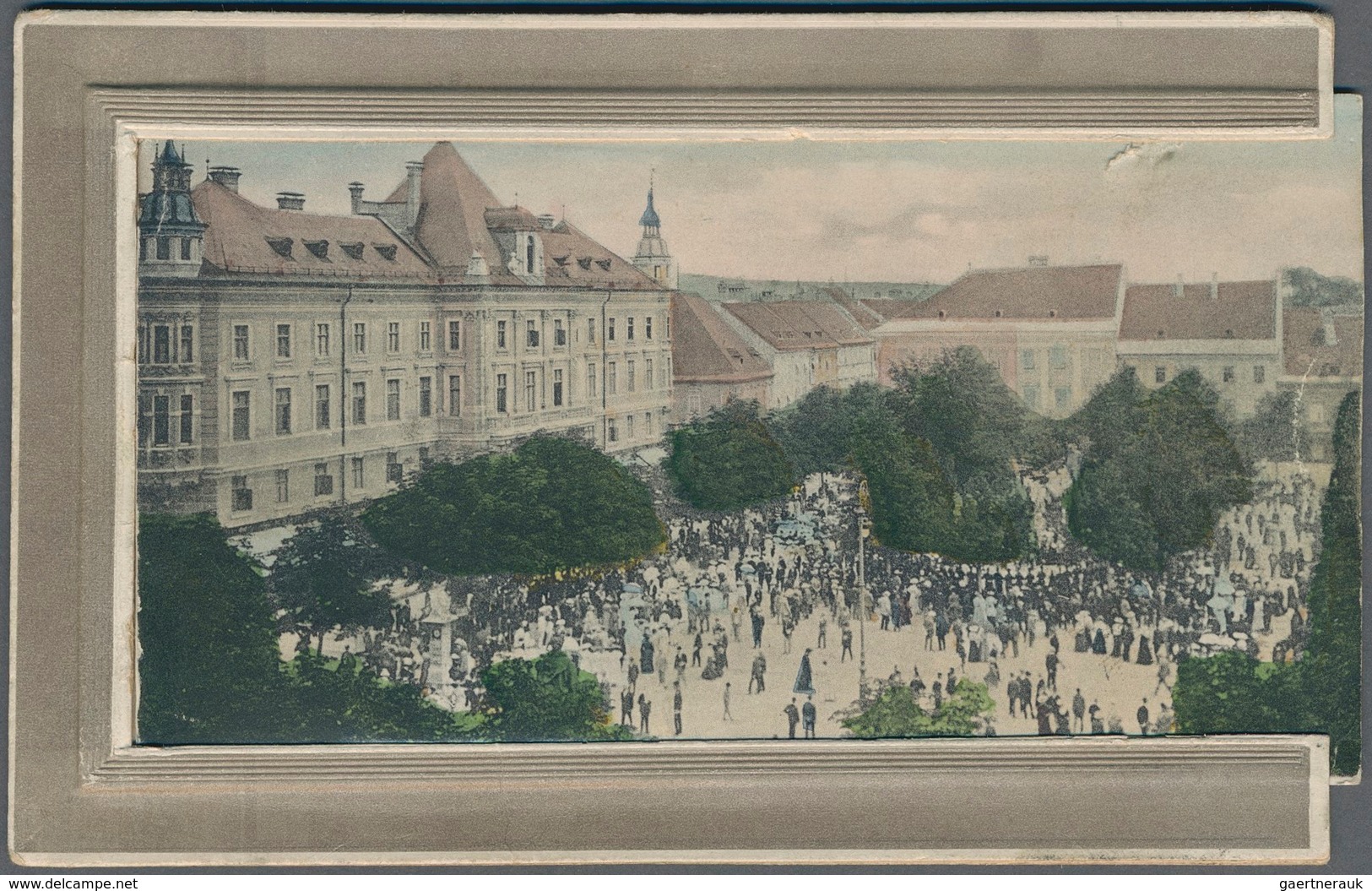 Österreich - Portomarken: 1906, 6 H Dkl'orange Auf Kinematograph-Karte (Leporello) Von Klagenfurt Na - Strafport