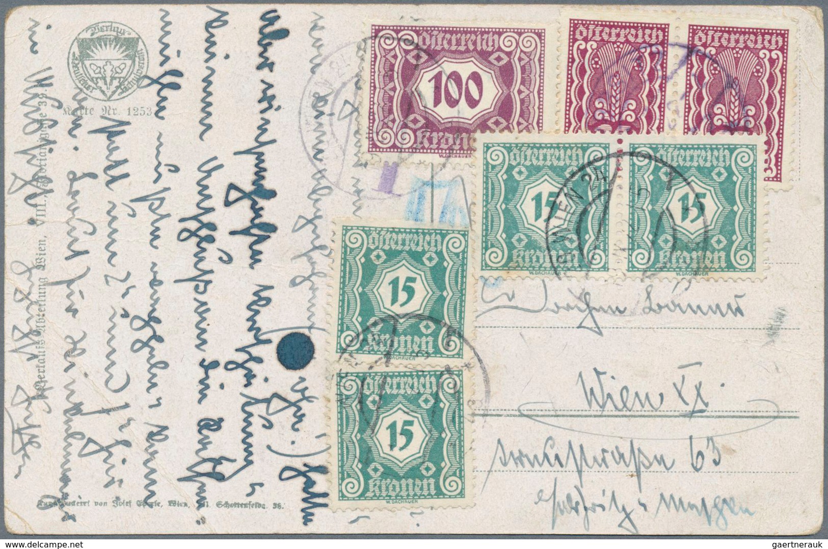 Österreich - Portomarken: 1922, Ersttag Der Portoerhöhung Vom 18.9.1922. Zwei Karten Nach Wien Aufge - Postage Due