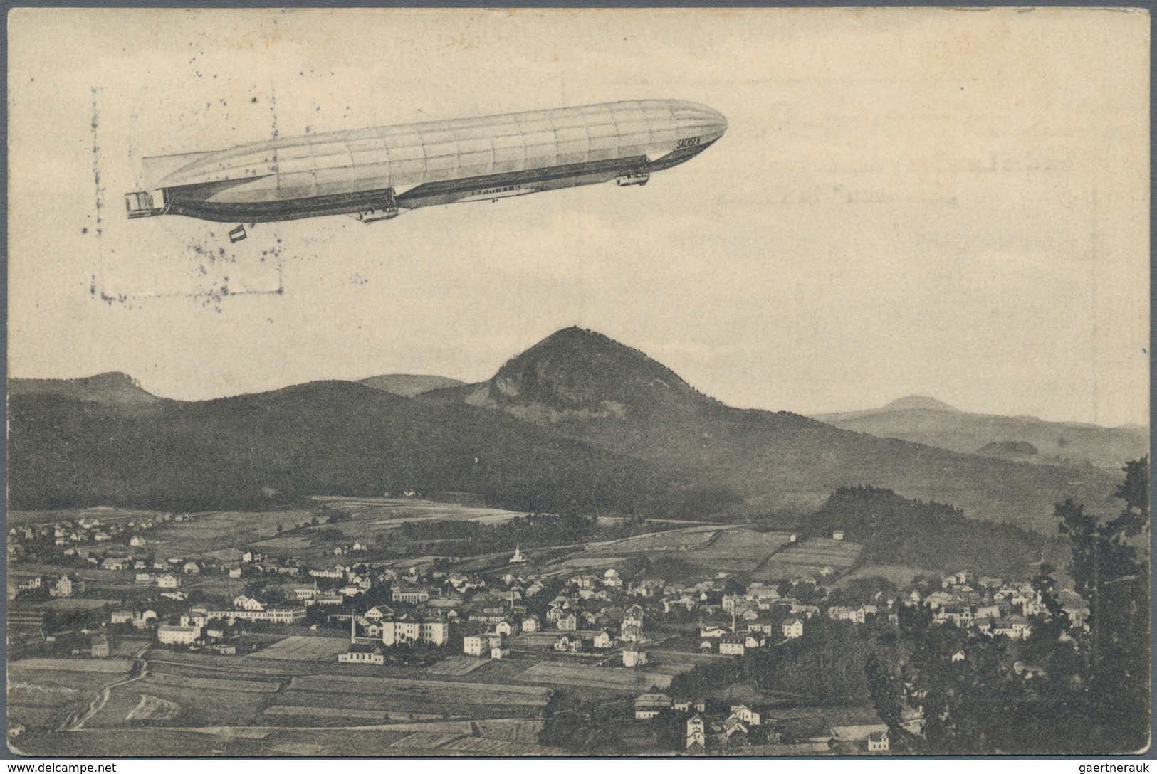Österreich - Zeppelinpost: 1913, LZ 17 SACHSEN, 4 Verschiedene 5 H Franz-Josef Privat-Ganzsachenkart - Andere & Zonder Classificatie