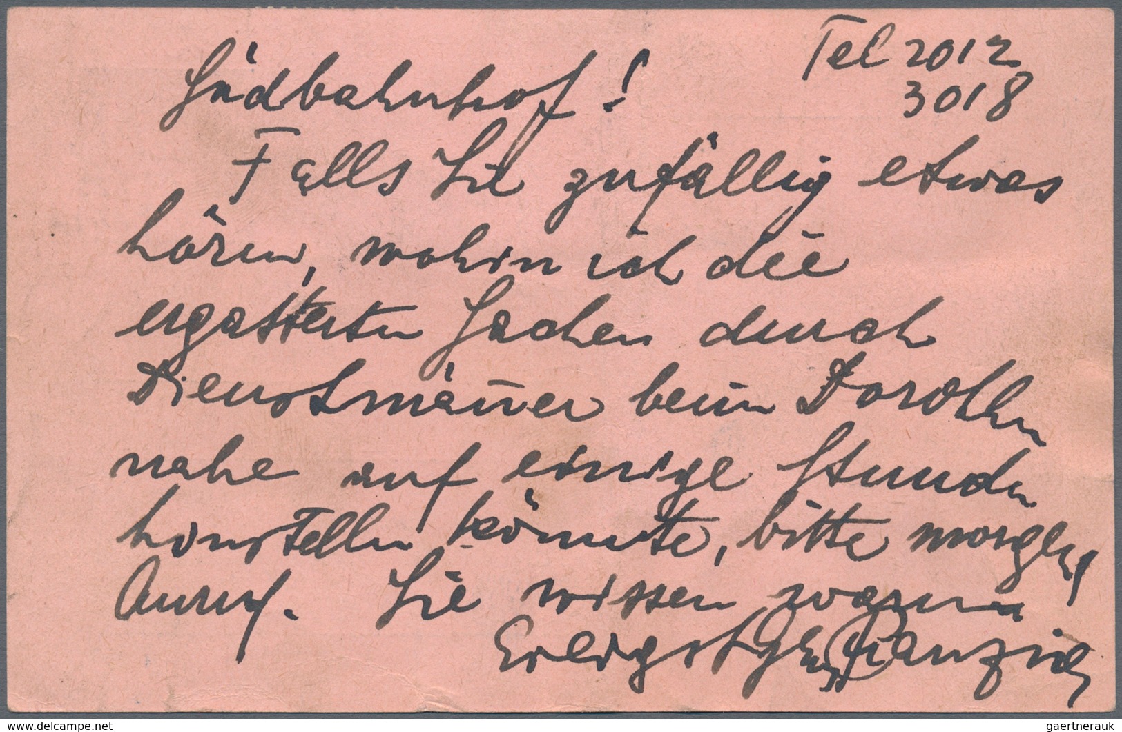 Österreich - Ganzsachen: 1923, 25 Kr Blau Auf Rosa Rohrpostkarte Mit Zusatzfrankatur 20 Kr, 75 Kr, 8 - Altri & Non Classificati