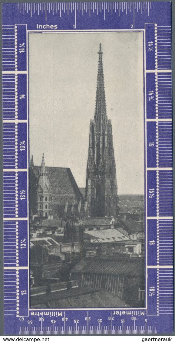 Österreich - Privatganzsachen: 1933, Zähnungsschlüssel In Blauviolett Als Privatganzsache Zur WIPA M - Andere & Zonder Classificatie