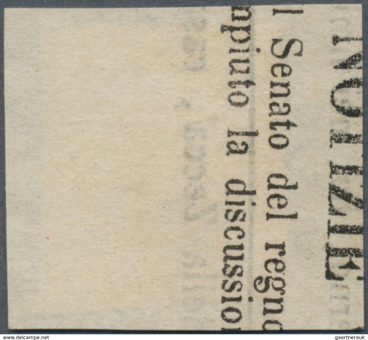 Österreich - Stempel: 1859, (1,05 Kr) Graulila Zeitungsmarke, Links Berührt, Sonst Gut Gerandetes Pr - Frankeermachines (EMA)