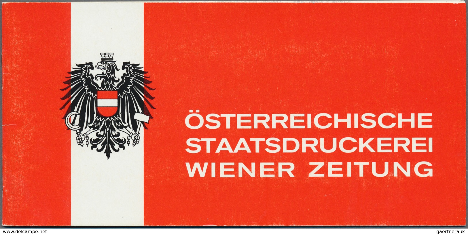 Österreich - Besonderheiten: 1972 (ca). Lot Von 2 Versch. WERBE-MARKENHEFTCHEN Der österreichischen - Other & Unclassified