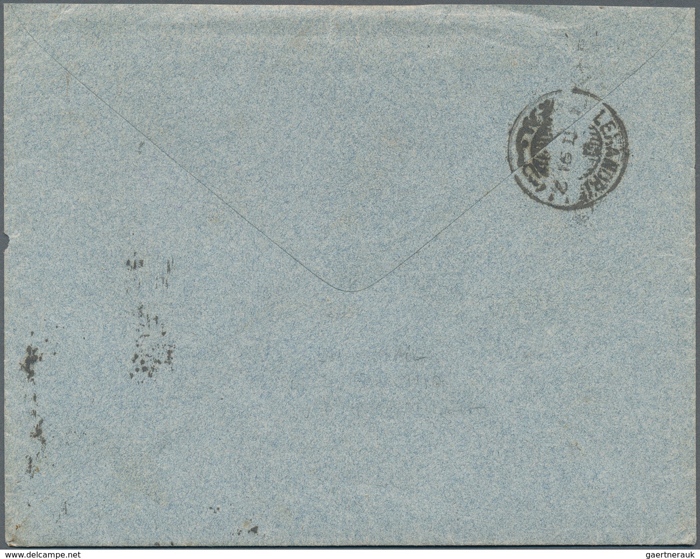 Russland: 1891:Commercial Cover (with Enclosed Letter In Greek), Printed "Georges Bougadis, Odessa", - Usati