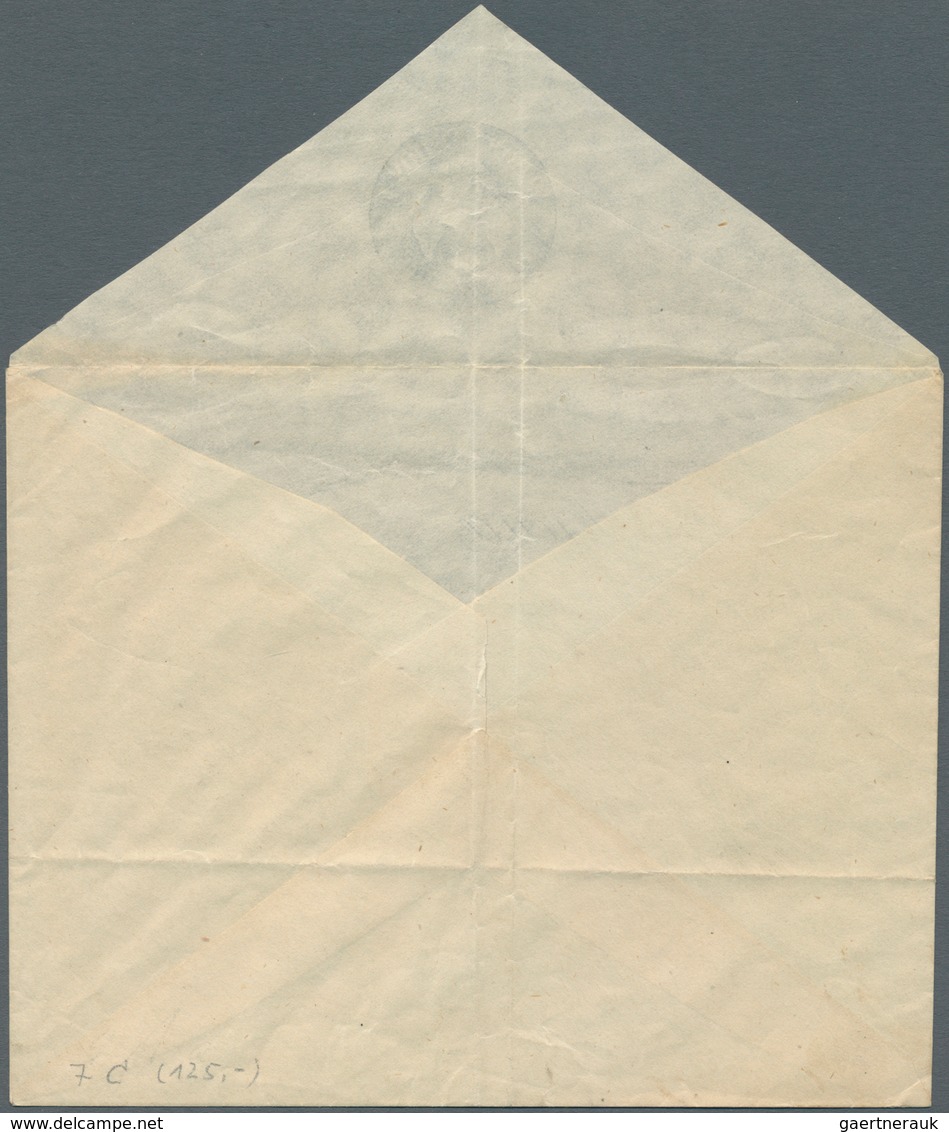 Russland - Ganzsachen: 1861, Postal Stationery Envelope 10k+1k Black, With Printed Address "Governme - Interi Postali