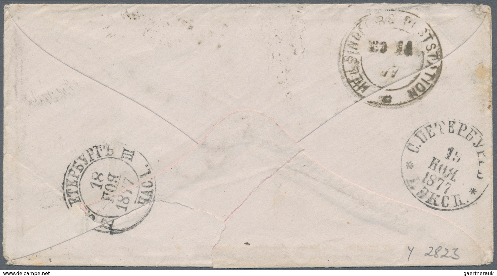 Russland - Militärpost / Feldpost: 1877, Military Post From RUSSIAN-TURKISH WAR. Letter Franked With - Andere & Zonder Classificatie