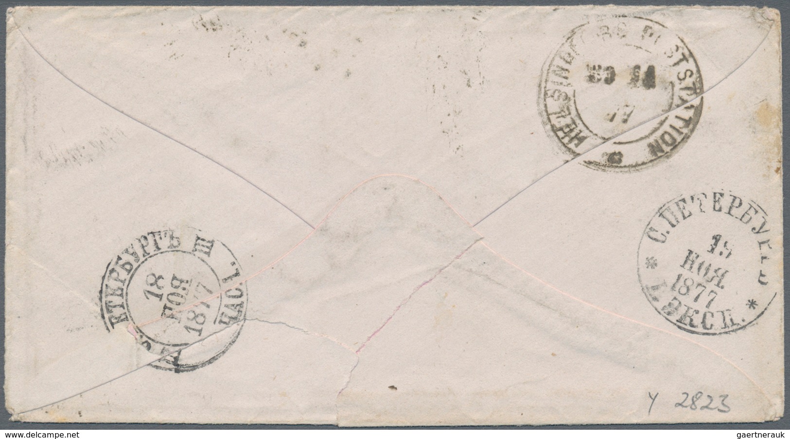 Russland - Militärpost / Feldpost: 1877, Military Post From RUSSIAN-TURKISH WAR. Letter Franked With - Other & Unclassified