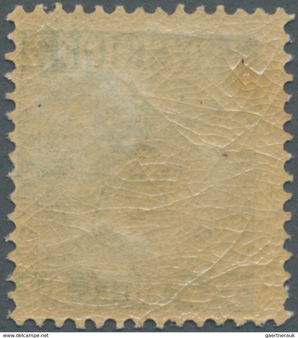 Schweden: 1855, Coat Of Arms 3 Skill Pale Green REPRINT With Large Part Original Gum , Fine And Scar - Nuovi