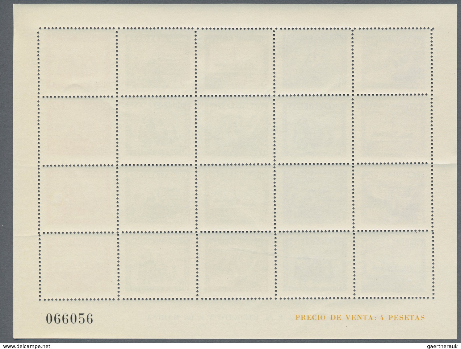 Spanien: 1938, Army And Navy Perforated And IMPERFORATED Miniature Sheets Numbered On Reverse, Mint - Gebruikt