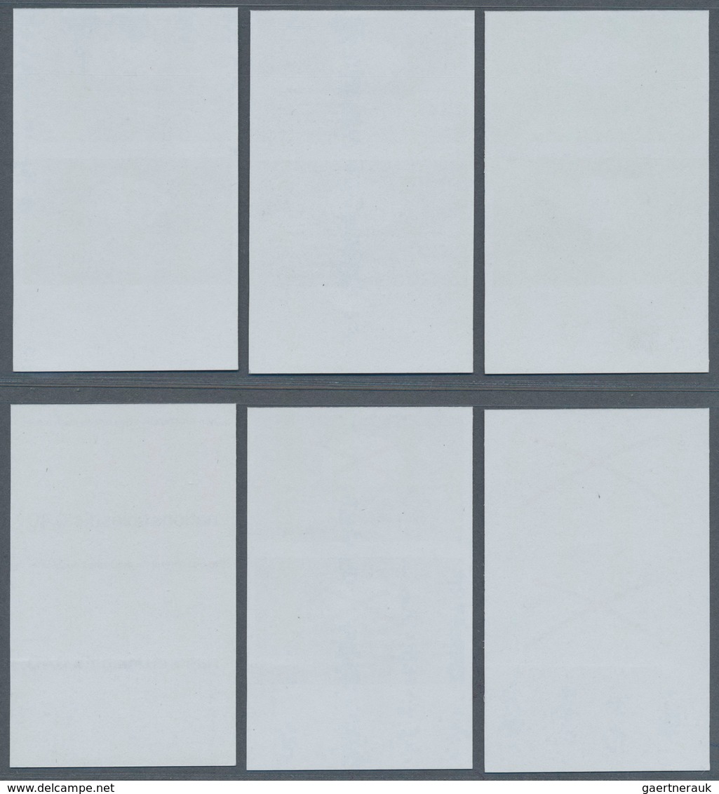 Vereinte Nationen - Genf: 1972. Progressive Proof (6 Phases) In Vertical Pairs For The Complete Issu - Andere & Zonder Classificatie