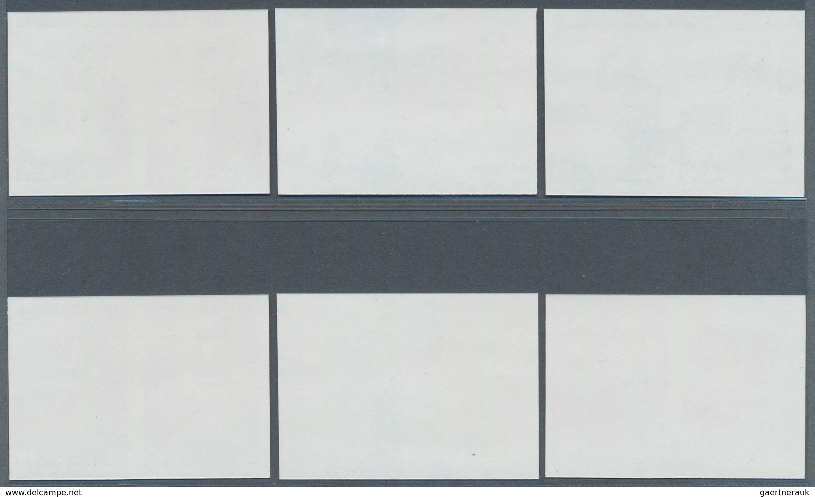 Vereinte Nationen - Genf: 1989. Progressive Proof (6 Phases) In Horizontal Pairs For The Issue "Awar - Andere & Zonder Classificatie